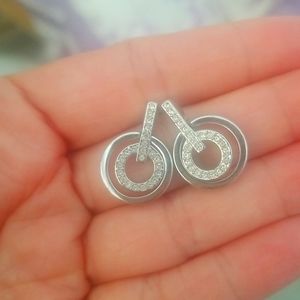 Brand Name Silver Earrings